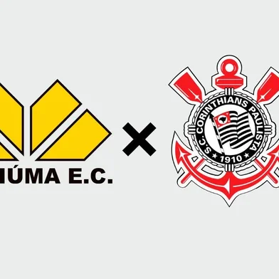 Criciúma x Corinthians escudos