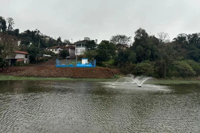 Estação de tratamento de efluentes do Lago Fasolo, em Bento Gonçalves <!-- NICAID(15850772) -->