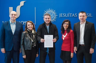 PORTO ALEGRE, RS, BRASIL - 11.07.2026 - Luciano Zucco participa de Café com reitores das universidades ligadas à Aliança para Inovação.<!-- NICAID(16325926) -->