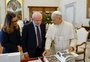 Lula e Janja se encontram com papa Leão XIV no Vaticano