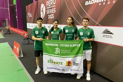Equipe de Badminton do Recreio da Juventude tem última competição internacional de 2025. Peru International 2025 inicia nesta quarta-feira (17), reunindo os melhores atletas do ranking Pan-Americano<!-- NICAID(16126317) -->