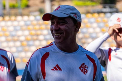 Maurício Salgado, técnico do Inter<!-- NICAID(16251192) -->