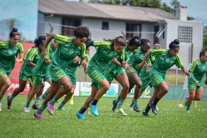 Gurias Jaconeras, time feminino do Juventude.<!-- NICAID(15995813) -->
