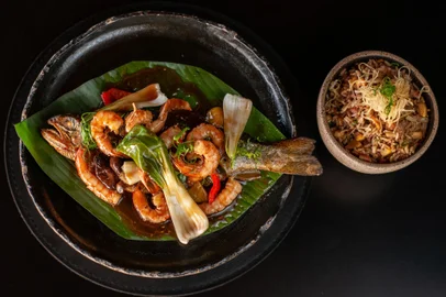 Peixe do restaruante Isoj, em Porto Alegre.<!-- NICAID(15925358) -->