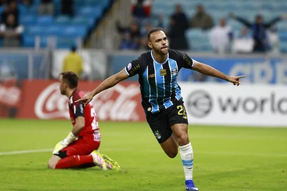 Jeff Botega / Agencia RBS PORTO ALEGRE, RS, BRASIL, 20-05-2026: Grêmio vs Palestino, na Arena, pela Copa Sul-Americana 2026. Foto: Jefferson Botega/Agência RBSIndexador: jeff botega<!-- NICAID(16289750) -->