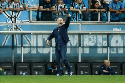 PORTO ALEGRE, RS, BRASIL, 16-10-2025: Jogo entre Grêmio e São Paulo, pela 28ª rodada do Brasileirão. Fotos: Duda Fortes/Agencia RBS<!-- NICAID(16148334) -->