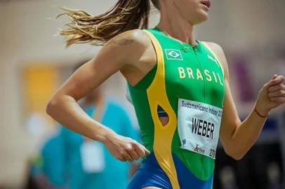 Jaqueline Weber, atletismo