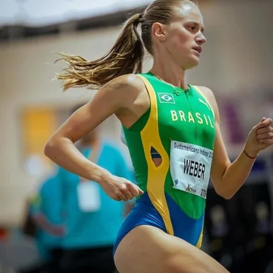Jaqueline Weber, atletismo