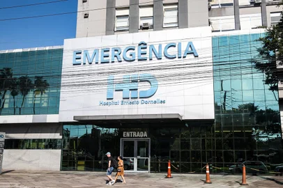 Porto Alegre, RS, Brasil, 03/04/2024: Emergência do Hospital Hernesto Dornelles. - Foto: Duda Fortes/Agência RBS<!-- NICAID(15724334) -->