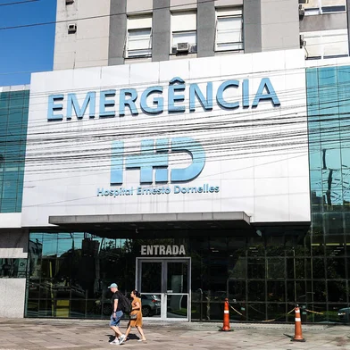 Porto Alegre, RS, Brasil, 03/04/2024: Emergência do Hospital Hernesto Dornelles. - Foto: Duda Fortes/Agência RBS<!-- NICAID(15724334) -->