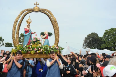 FARROUPILHA, RS, BRASIL, 26/05/2023. 144ª Romaria de Caravaggio em Farroupilha. (Bruno Todeschini/Agência RBS)Indexador: BTK<!-- NICAID(15439494) -->