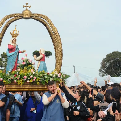 FARROUPILHA, RS, BRASIL, 26/05/2023. 144ª Romaria de Caravaggio em Farroupilha. (Bruno Todeschini/Agência RBS)Indexador: BTK<!-- NICAID(15439494) -->