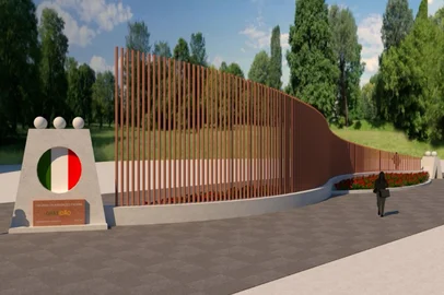 Projeto para o Monumento que celebra os 150 anos da Imigração Italiana em Caxias do Sul. Iniciativa da CIC Caxias que deve ser construída com participação da sociedade. Autoria é do arquiteto Renato Sólio.<!-- NICAID(16013402) -->