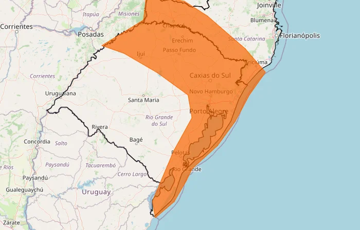 Instituto Nacional de Meteorologia (Inmet) / Reprodução
