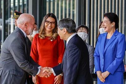 Presidente Lula é recebido por imperadores japoneses<!-- NICAID(16002639) -->
