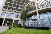PORTO ALEGRE, RS, BRASIL, 09.01.2024: Reitoria localizada no campus central da UFRGS. Foto: Camila Hermes/Agencia RBS<!-- NICAID(15950557) -->