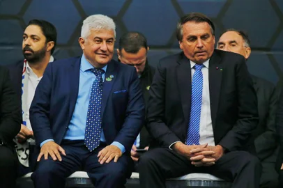 O presidente Jair Bolsonaro cumpre agenda oficial no RS e passa pela Universidade de Caxias do Sul. Ministro Marcos Pontes participa da viagem.Foto: Lauro Alves/ Agência RBS<!-- NICAID(14830619) -->
