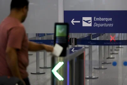 PORTO ALEGRE, RS ,BRASIL, 27.02.2025: Retomada do Aeroporto Internacional Salgado Filho na capital. Foto: Camila Hermes/Agencia RBS<!-- NICAID(15985501) -->
