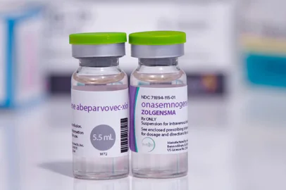 Calgary, Alberta. Canada. Jan 27, 2021. The most expensive medication in the world. Onasemnogene Abeparvovec-Xioi Zolgensma, sold under the brand name Zolgensma, is a gene therapy medication used to treat spinal muscular atrophy. Foto: oasisamuel / stock.adobe.comFonte: 408920541<!-- NICAID(15289163) -->