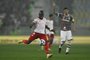 Internacional's Ecuadorian forward Enner Valencia kicks the ball during the all-Brazilian Copa Libertadores semifinals first leg football match between Fluminense and Internacional, at the Maracana stadium, in Rio de Janeiro, Brazil on September 27, 2023. (Photo by MAURO PIMENTEL / AFP)Editoria: SPOLocal: Rio de JaneiroIndexador: MAURO PIMENTELSecao: soccerFonte: AFPFotógrafo: STF<!-- NICAID(15553174) -->