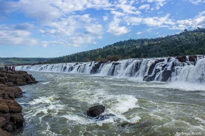 **A PEDIDO DE SAMUEL BIZACHI**O Salto do Tucumã, localizado no Parque Estadual do Turvo, em Derrubadas, no norte gaúcho.<!-- NICAID(15179885) -->