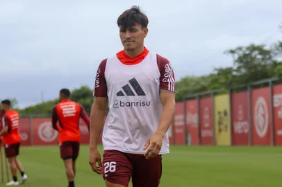 Bernabei, lateral-esquerdo do Inter.Foto: Ricardo Duarte / Internacional<!-- NICAID(15941786) -->