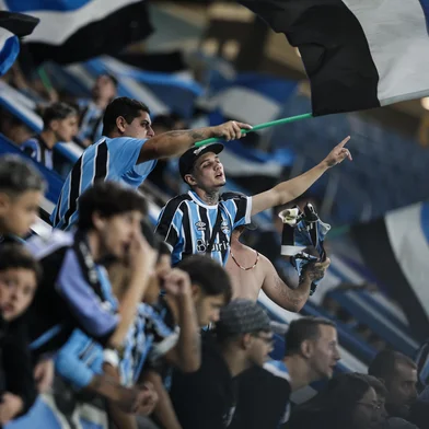 PORTO ALEGRE, RS, BRASIL, 05-04-2026: Grêmio x Remo pelo Campeonato Brasileiro. Duelo válido pela 10ª rodada do Brasileirão disputado na Arena do Grêmio. Foto: Renan Mattos/Agência RBS<!-- NICAID(16259249) -->