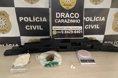 Apreensão de drogas em Carazinho<!-- NICAID(15953437) -->