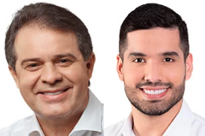 Evandro Leitão e André Fernandes vão para o 2º turno em Fortaleza, no Ceará - Foto: Arte GZH/TSE/Reprodução<!-- NICAID(15884577) -->