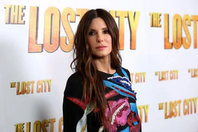 Sandra Bullock participa de uma exibição de "The Lost City" no Whitby Hotel em 14 de março de 2022 em Nova York<!-- NICAID(15041781) -->