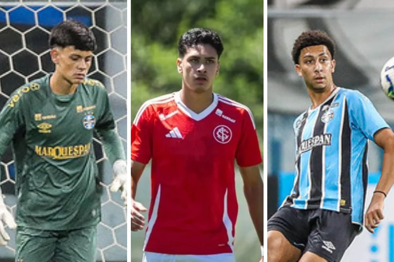 Montagem sobre fotos/Angelo Pieretti, Grêmio / Nathan Bizotto, Inter