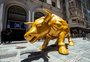 Assim como Wall Street, em Nova York, bolsa de São Paulo agora tem "touro de ouro"