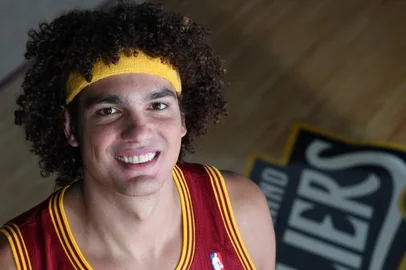 Brasileiro Anderson Varejão, jogador do Cleveland Cavaliers, da NBA.