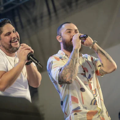 A dupla sertaneja Jorge e Mateus realiza show na Festa da Uva, em Caxias do Sul, no próximo sábado (19).<!-- NICAID(15018405) -->