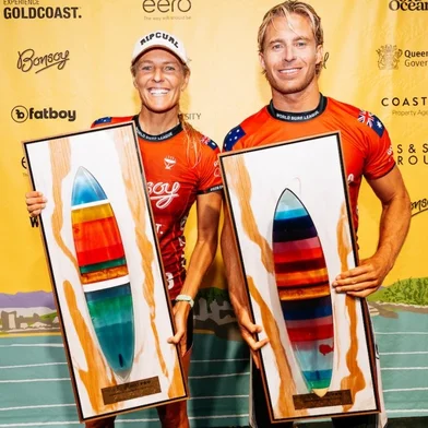 Stephanie Gilmore, Ethan Ewing, surfe