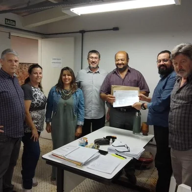 Eleição para UAB Caxias terá chapa única.Descrição: Eleição para UAB de Caxias do Sul terá chapa única, composta por Waldir Valter para presidente e Salvio Fontes para vice.<!-- NICAID(15423023) -->