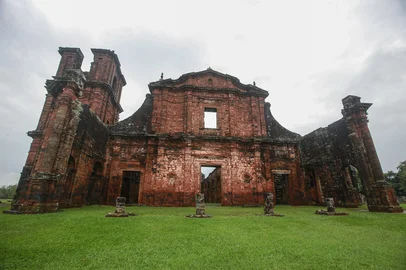 SÃO MIGUEL DAS MISSÕES, RS, BRASIL - 2020.09.16 - Turismo em época de pandemia, nas Ruínas de São Miguel das Missões. (Foto: ANDRÉ ÁVILA/ Agência RBS)Indexador: Andre Avila<!-- NICAID(14595842) -->