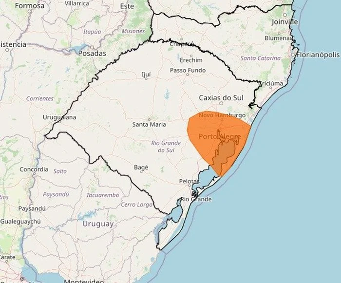 Instituto Nacional de Meteorologia (Inmet) / Reprodução Instituto Nacional de Meteorologia (Inmet) / Reprodução