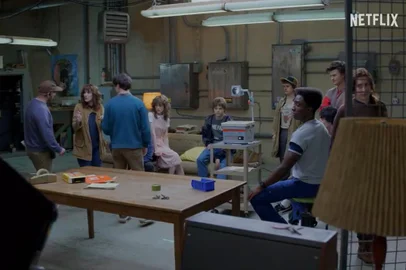 Netflix divulga vídeo dos bastidores da quinta temporada de Stranger Things.<!-- NICAID(15814521) -->