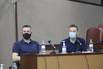 Vereadores do Novo, Maurício Scalco (E) e Mauricio Marcon<!-- NICAID(14734658) -->