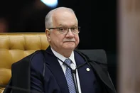 Sessão plenária no STF - julgamento big techs. Edson Fachin<!-- NICAID(16058259) -->
