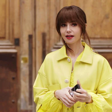Emily in Paris. Lily Collins as Emily in episode 402 of Emily in Paris. Cr. Courtesy of Netflix Â© 2024<!-- NICAID(15840564) -->