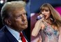"Eu odeio Taylor Swift", diz Trump após cantora apoiar Kamala Harris