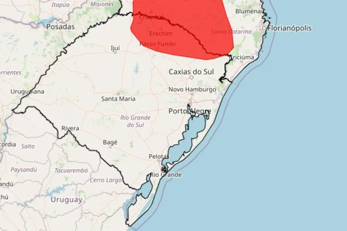 Instituto Nacional de Meteorologia (Inmet) / Reprodução