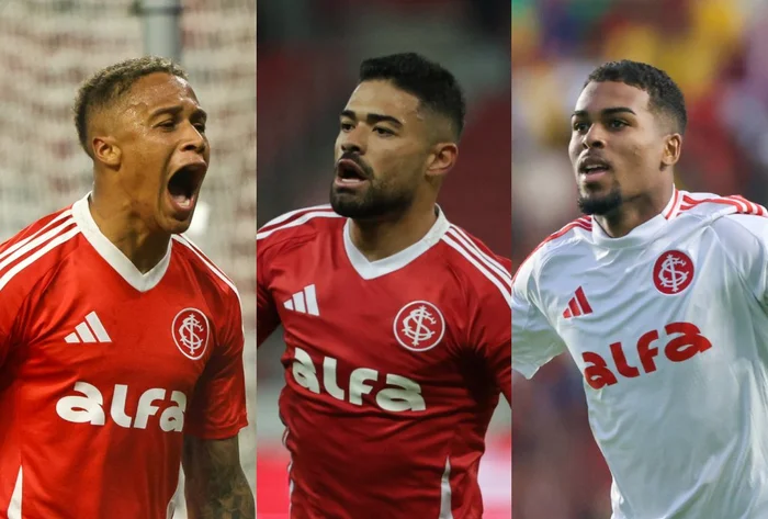 Montagem fotos Jonathan Heckler, Renan Mattos, Ricardo Duarte / Agência RBS e SC Internacional Montagem fotos Jonathan Heckler, Renan Mattos, Ricardo Duarte / Agência RBS e SC Internacional
