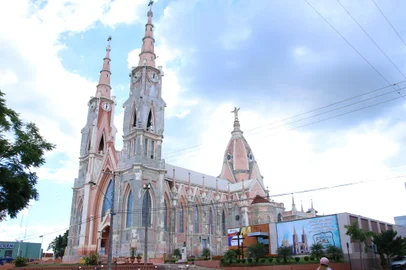 Catedral Santo Antônio em Frederico Westphalen. (Fotos: Galileu Guerra/Especial)<!-- NICAID(13966184) -->