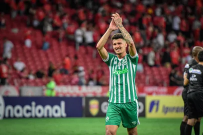 Zagueiro Danilo Boza, do Juventude, após empate com o Inter na estreia do Gauchão 2023<!-- NICAID(15343787) -->