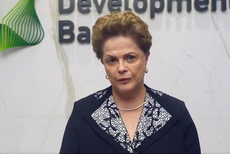Dilma anuncia financiamento para combater calamidade pública no RS. Foto: New Development Bank/Reprodução<!-- NICAID(15763335) -->