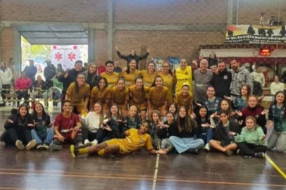 Time do Imigrante Futsal Feminino, de Bento Gonçalves, bicampeão da Copa RS 2025