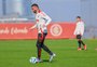 Thiago Maia e Alan Rodríguez fazem teste em último treino do Inter para o Gre-Nal 448